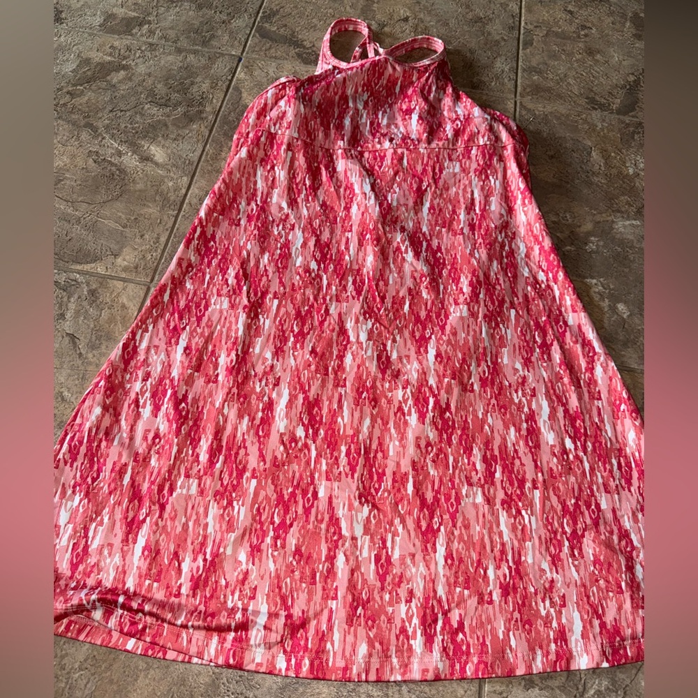 Columbia medium M athleisure omnishade coral print dress women’s